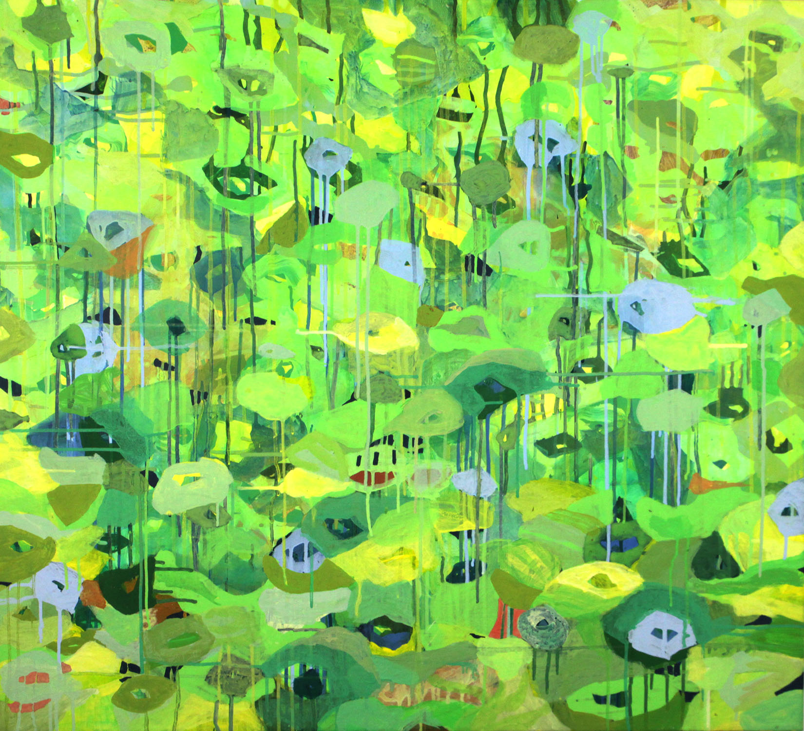 Bild 9217, 2015, 90cm x 1m, Dispersion
